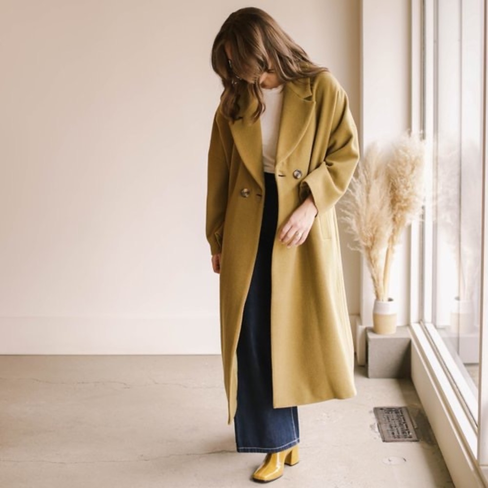NWT Rita Row Cedar Coat in Olive XS